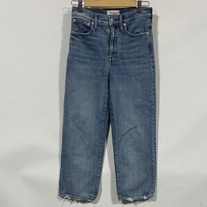Madewell Slim Wide Leg Crop Jeans